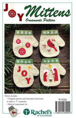 Joy Mittens Ornament Pattern