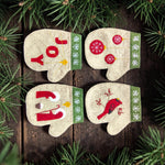 Joy Mittens Ornament Pattern