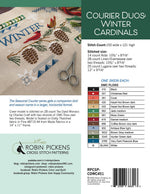 Courier Duos: Winter Cardinals
