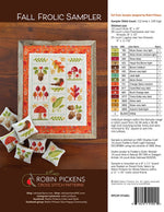 Fall Frolic Sampler Cross Stitch Pattern