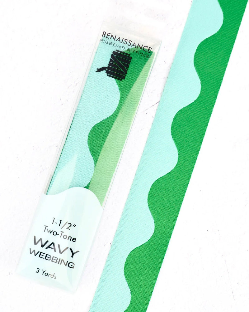 Wavy Webbing Ocean Wave 1-1/2in x 3yds