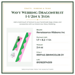 Product Specifications – Wavy Webbing Dragonfruit 1-1/2in x 3yds