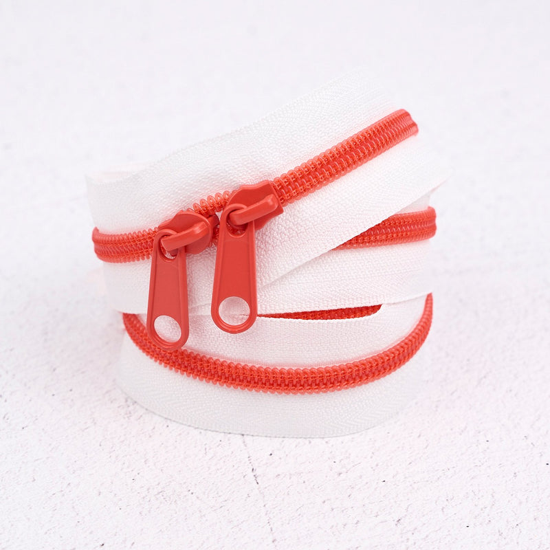 30in Handbag Zipper Flame