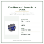 Product Specifications – 30in Handbag Zipper Blue Ember