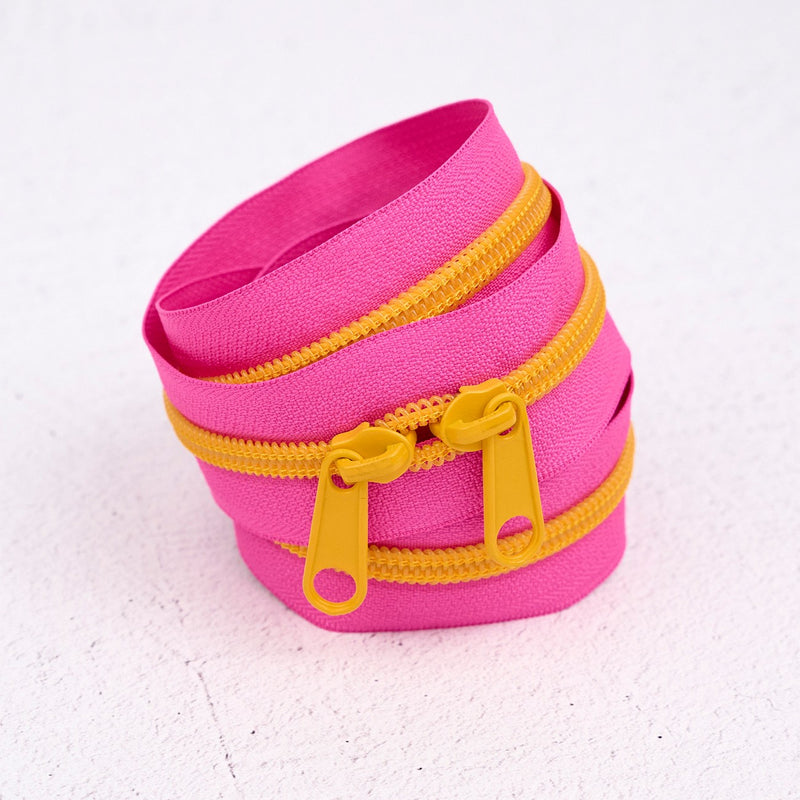 30in Handbag Zipper Pink Lemonade