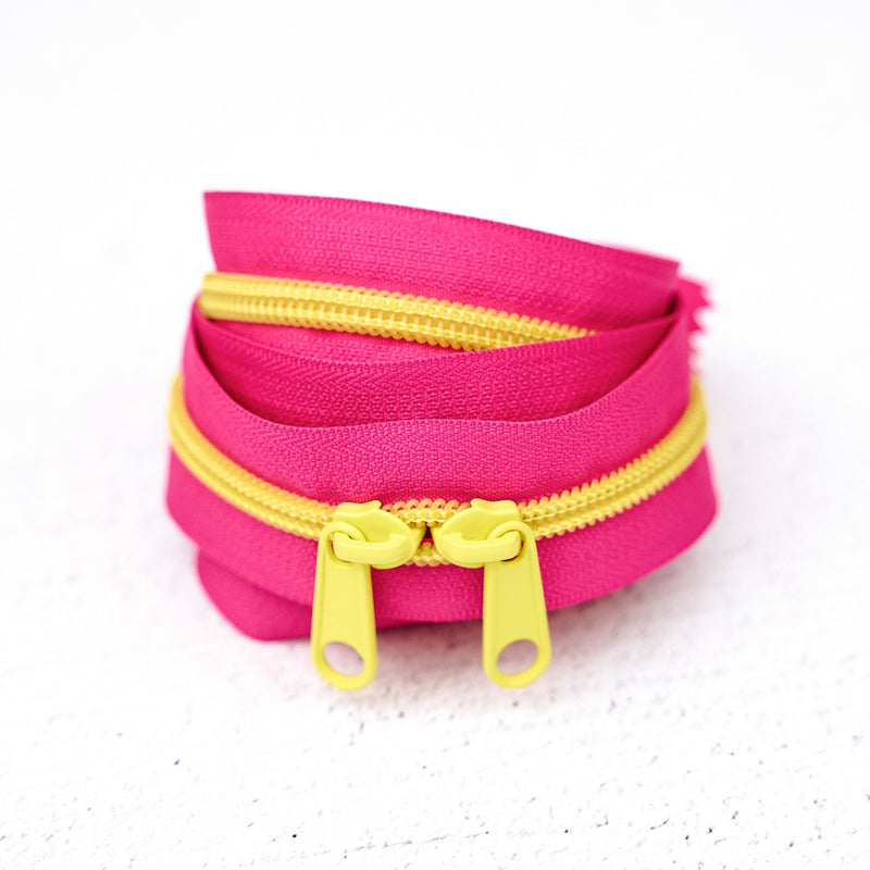 30in Handbag Zipper Razzle Lime