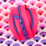 30in Handbag Zipper Raspberry Rave