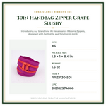 Product Specifications – 30in Handbag Zipper Grape Slushy