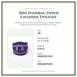 Product Specifications – 30in Handbag Zipper Lavender Twilight
