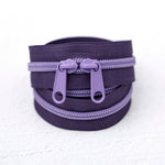 30in Handbag Zipper Lavender Twilight