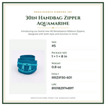 Product Specifications – 30in Handbag Zipper Aquamarine