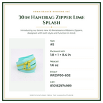 Product Specifications – 30in Handbag Zipper Lime Splash