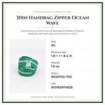 Product Specifications – 30in Handbag Zipper Ocean Wave