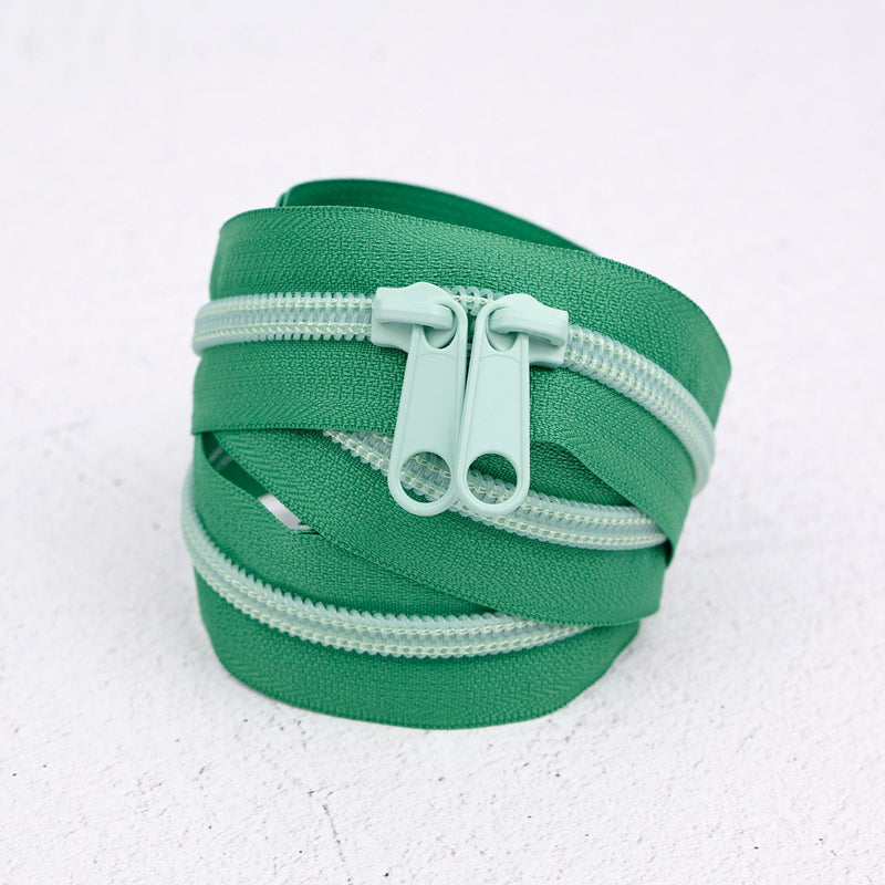 30in Handbag Zipper Ocean Wave