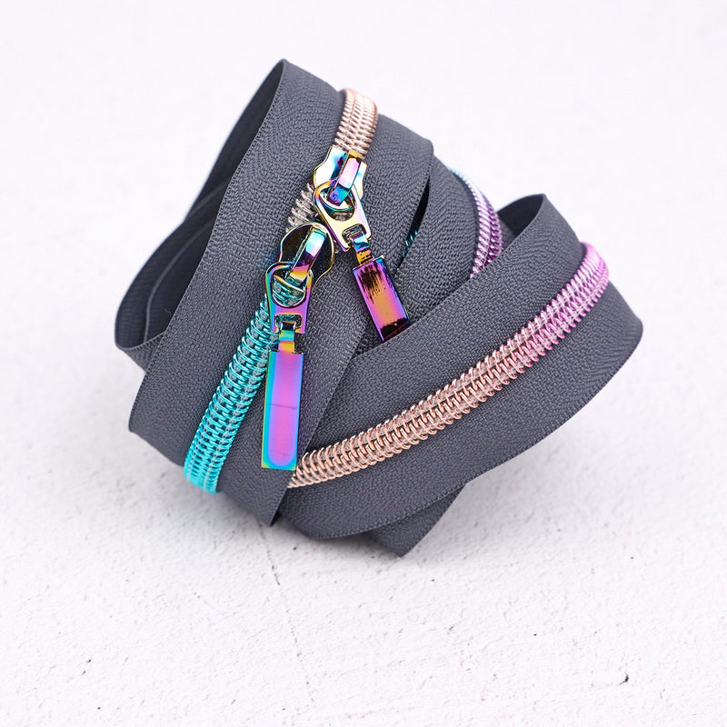 30in Handbag Zipper Aurora Storm