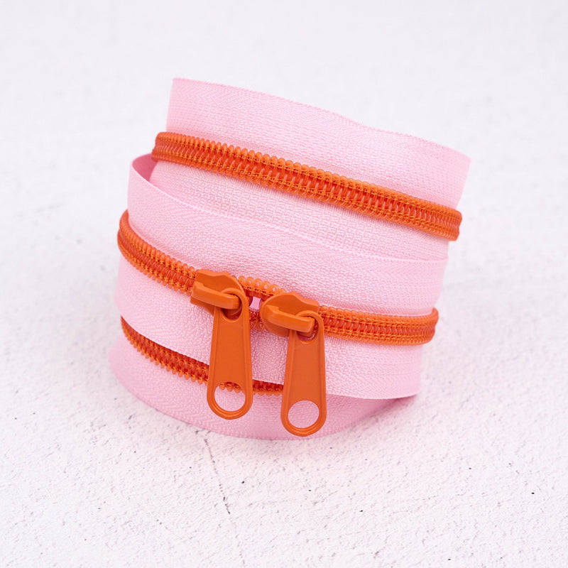 40in Handbag Zipper Grapefruit