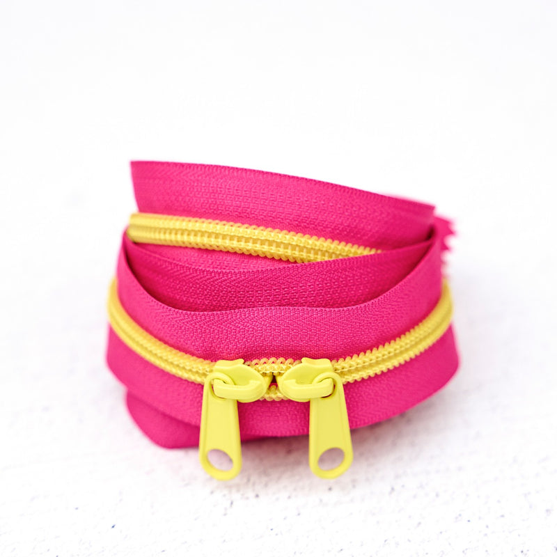 40in Handbag Zipper Razzle Lime