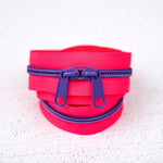 40in Handbag Zipper Raspberry Rave