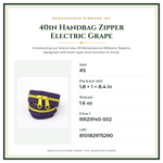 Product Specifications – 40in Handbag Zipper Electric Grape