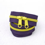 40in Handbag Zipper Electric Grape