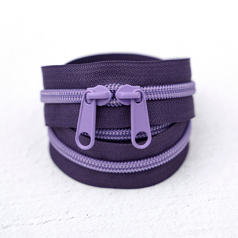40in Handbag Zipper Lavender Twilight