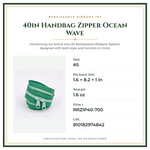 Product Specifications – 40in Handbag Zipper Ocean Wave
