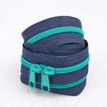 40in Handbag Zipper Blueberry Breeze