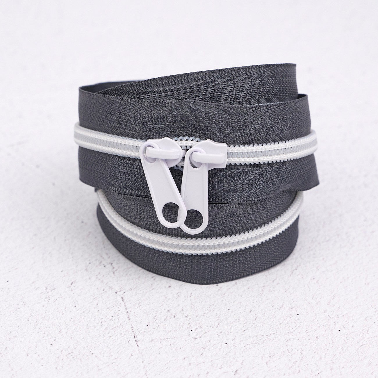 40in Handbag Zipper Ash