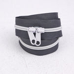 40in Handbag Zipper Ash