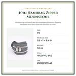 Product Specifications – 40in Handbag Zipper Moonstone