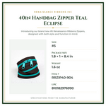 Product Specifications – 40in Handbag Zipper Teal Eclipse