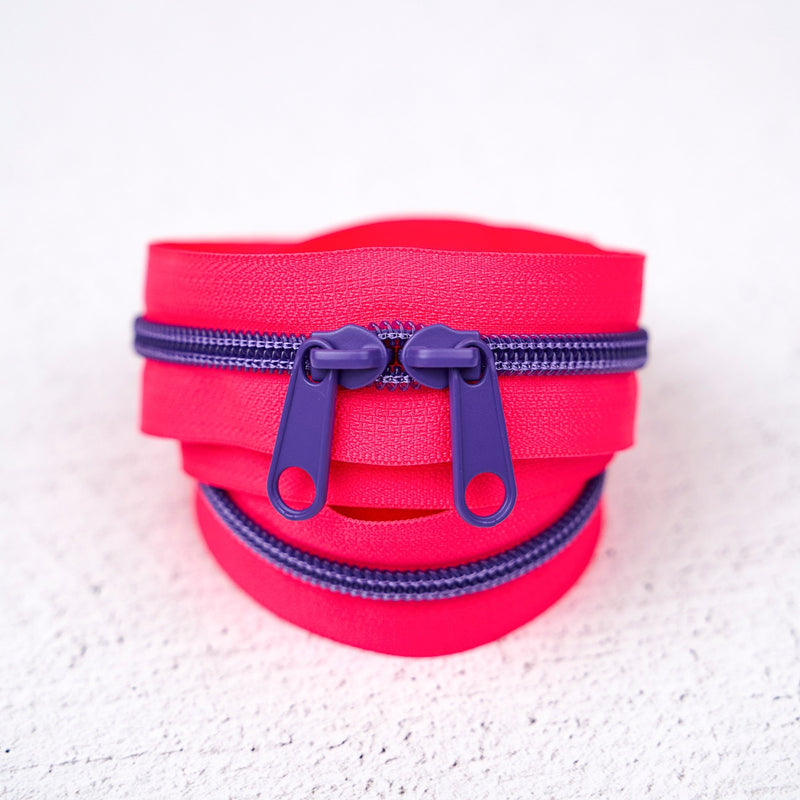 4 Yard Handbag Zipper Raspberry Rave