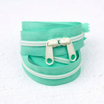 4 Yard Handbag Zipper Beach Glass