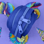 4 Yard Handbag Zipper Blue Bolt