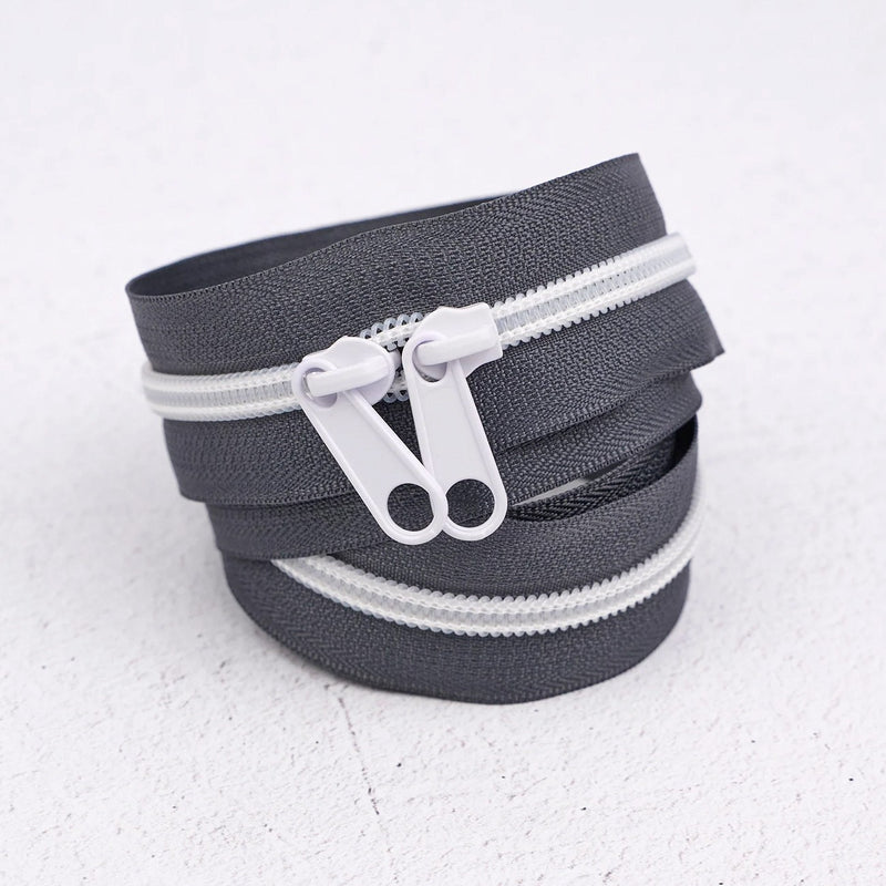4 Yard Handbag Zipper Ash