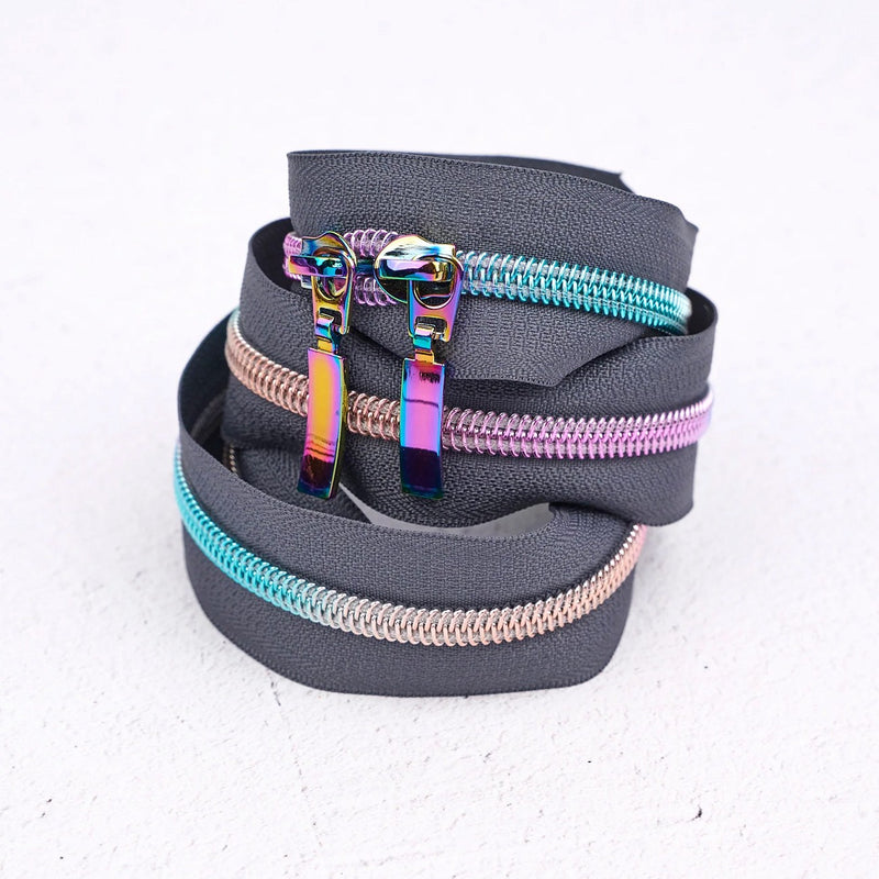 4 Yard Handbag Zipper Aurora Storm