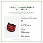 Product Specifications – 4 Yard Handbag Zipper Melon Pop