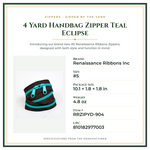 Product Specifications – 4 Yard Handbag Zipper Teal Eclipse