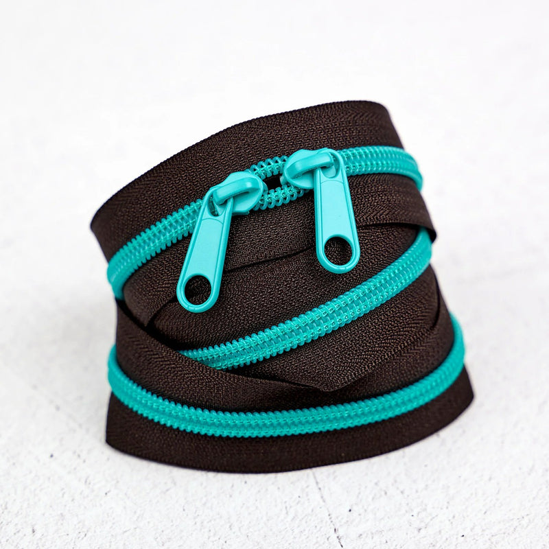 4 Yard Handbag Zipper Teal Eclipse