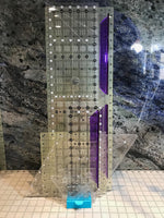 Ruler Stand 10 Slot 3in Blue