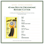 Product Specifications – 45 mm Deluxe Ergonomic Rotary Cutter