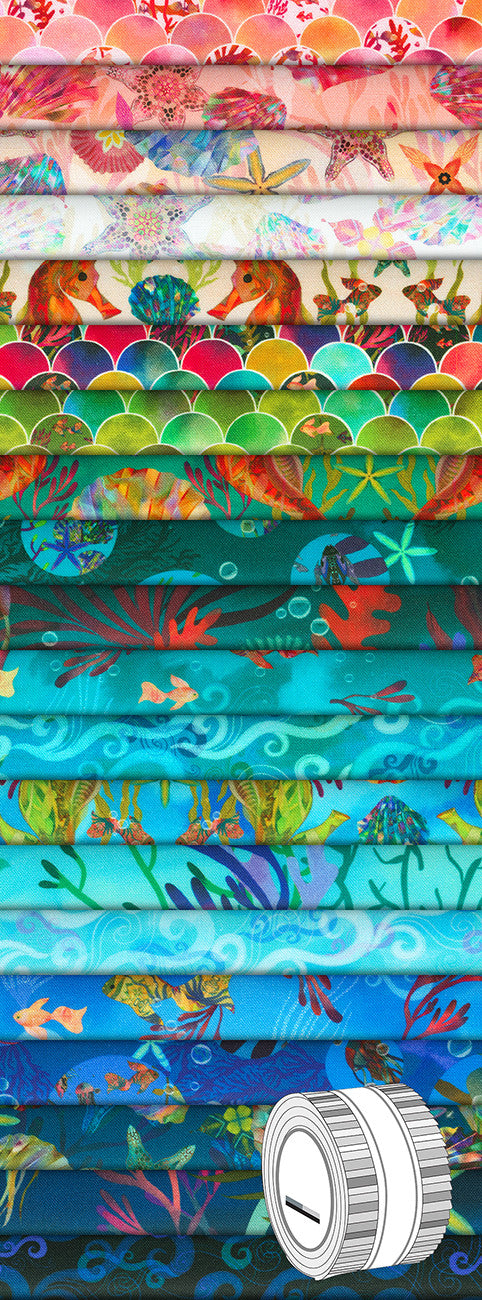 2.5in Strips Oceanica 40pcs