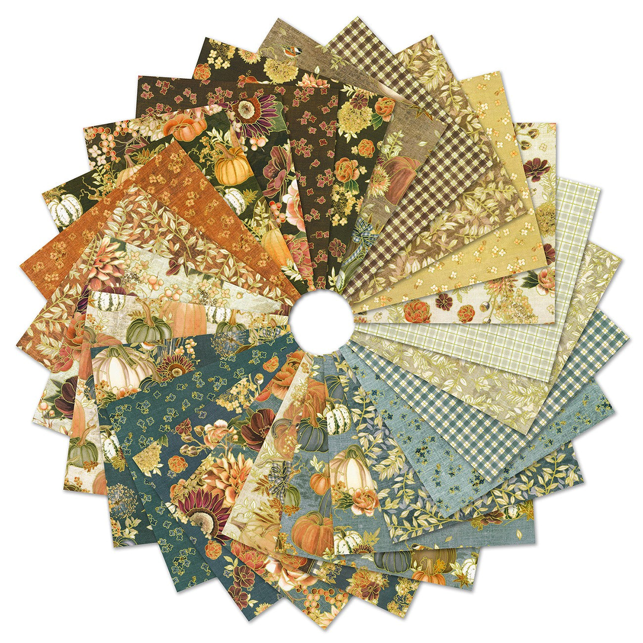 2.5in Strips Hello Fall, 40pcs/bundle