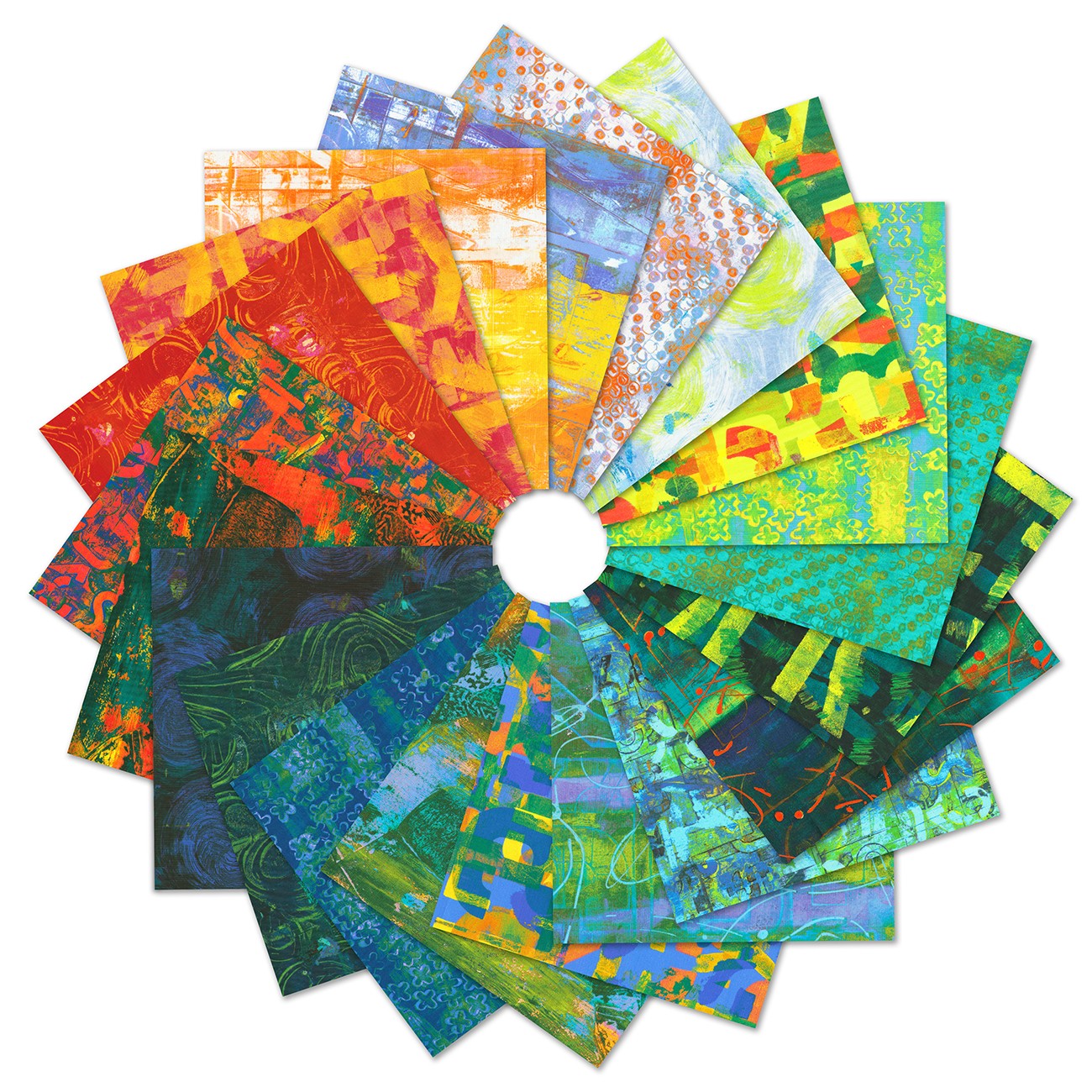 2.5in Strips Urban Archeology, 40pcs/bundle