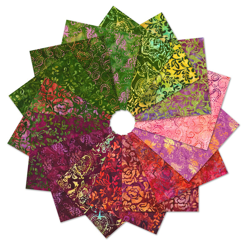2.5in Strips, Jeweled Bouquet, 40pcs/bundle