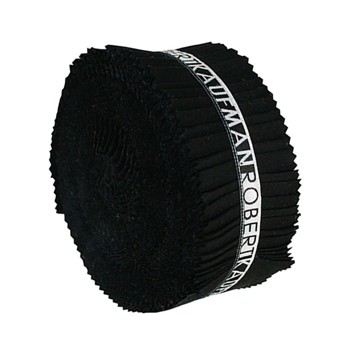 2-1/2in Strips Roll Up Kona Solids Black Colorway 40pcs