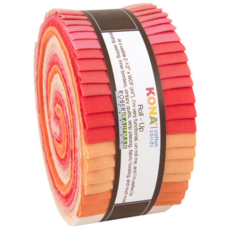 2.5in Strips Kona Cotton Blushing Bouquet 40pcs