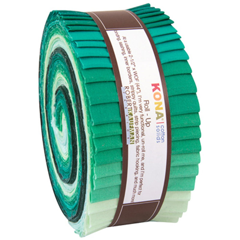 2.5in Strips Kona Cotton Lush Lagoon 40pcs