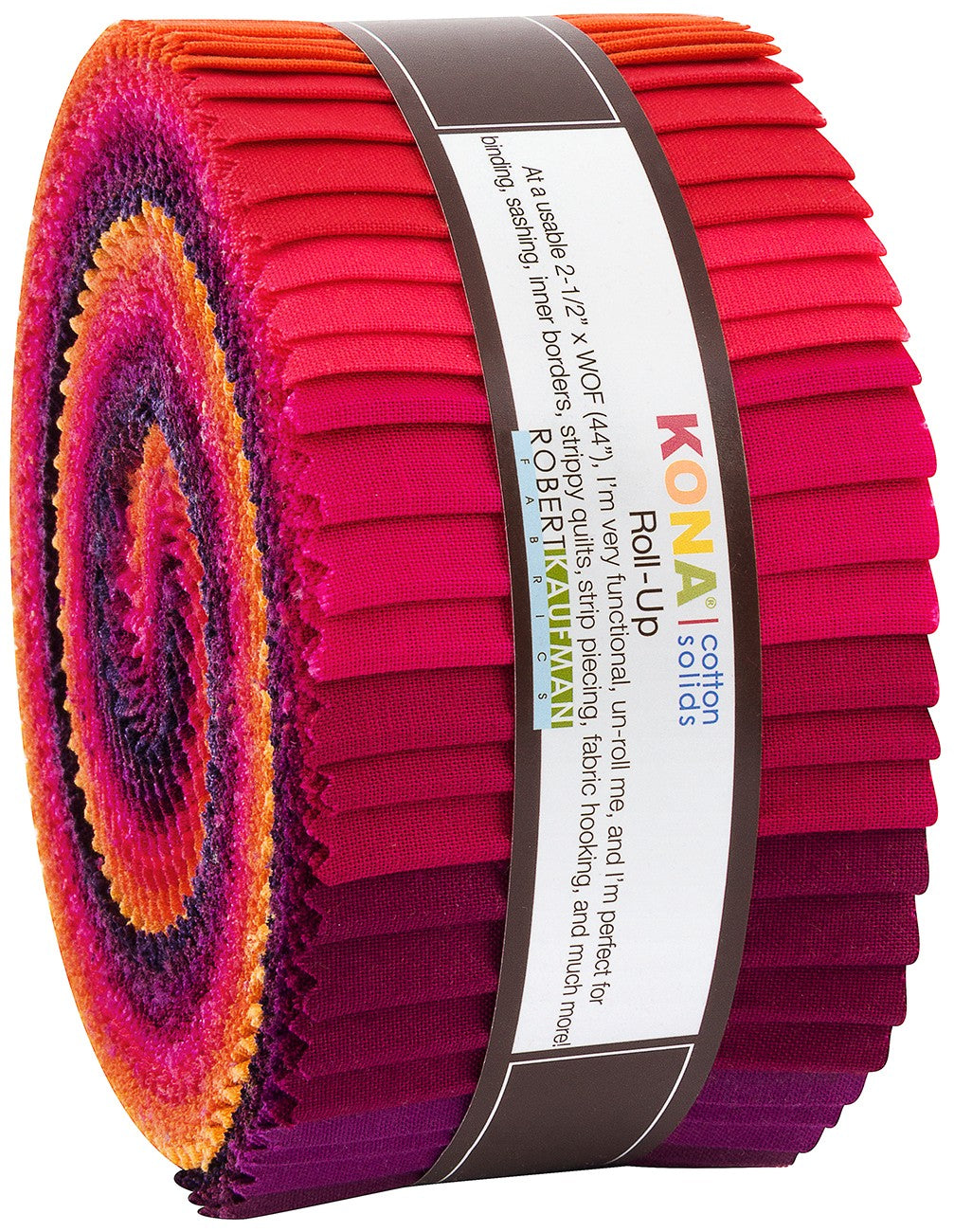 2.5in Strips Kona Cotton Birds of Paradise Palette, 40pcs/bundle