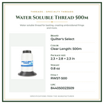 Product Specifications – Water Soluble Thread 500m